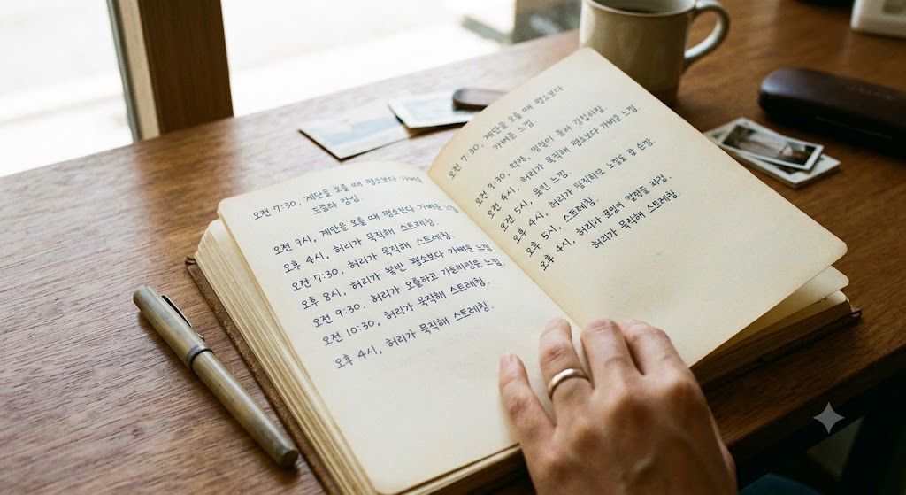 몸의 신호를 기록하다 보니 보이기 시작한 것들