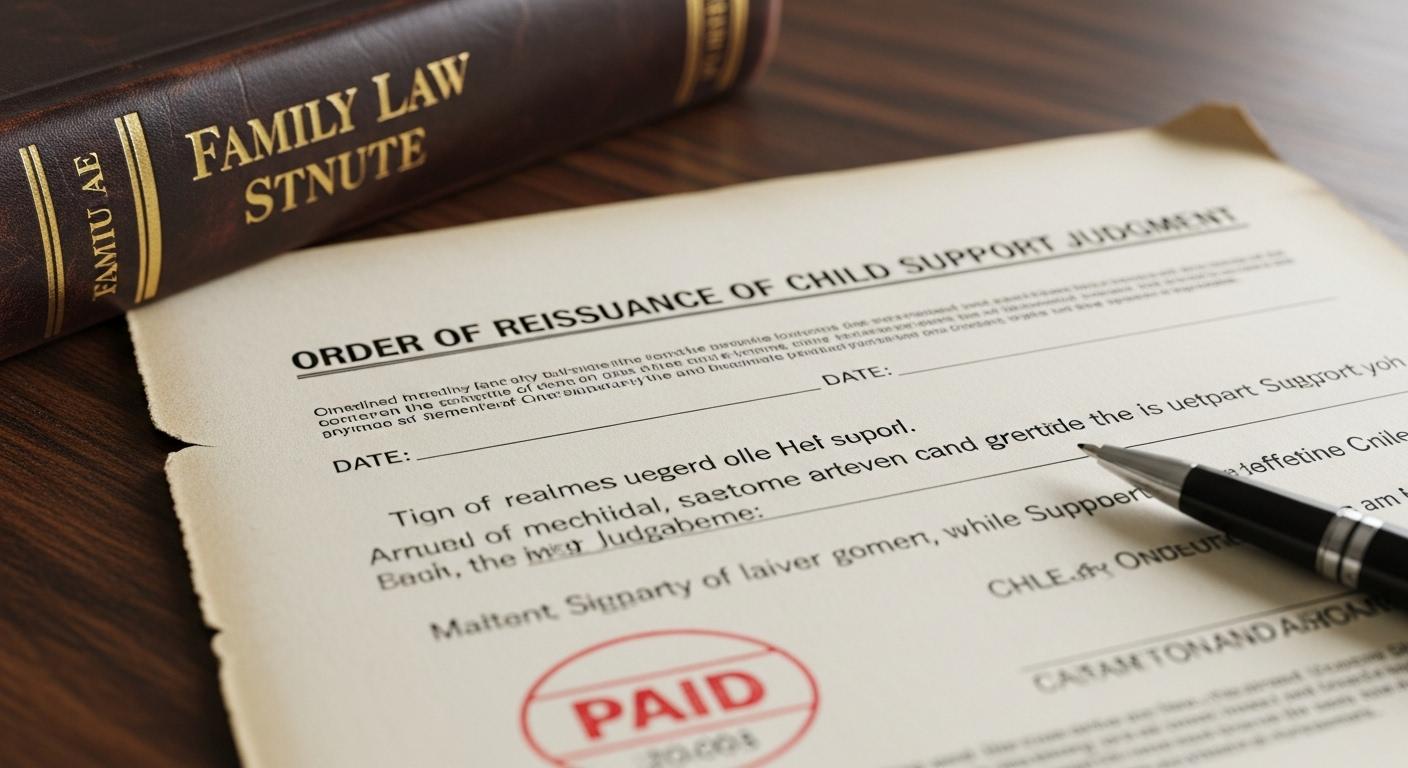 양육비 판결문 재발급