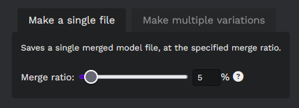 Stable Diffusion - Merge ratio