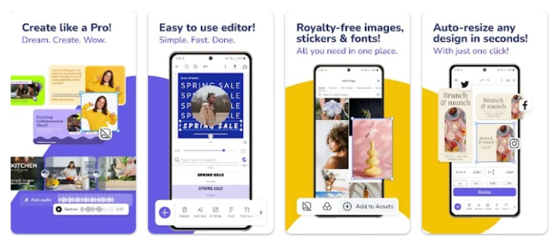 명함 제작기앱 기능