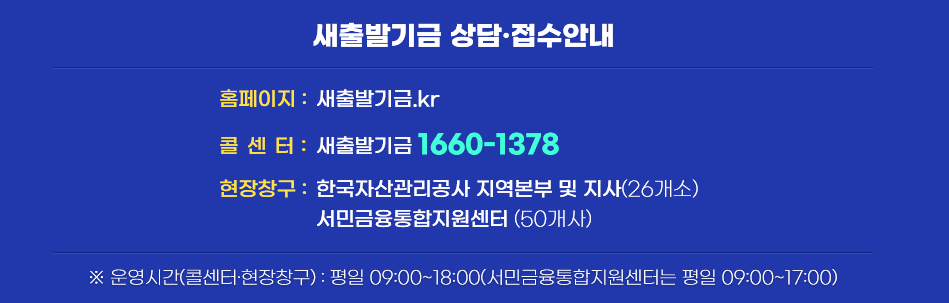 새출발기금 상담 접수