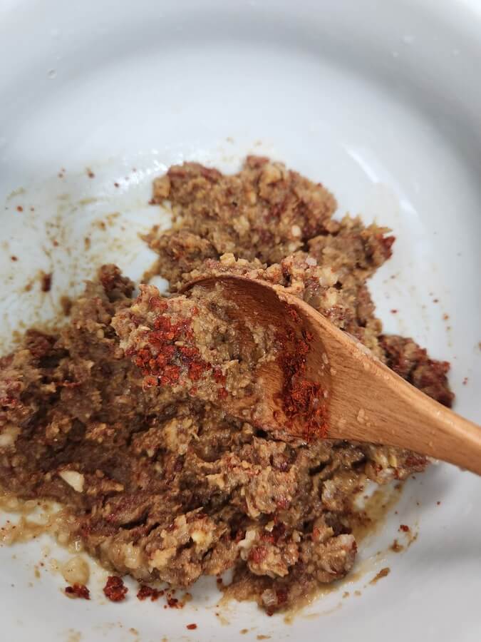 된장 버무리기