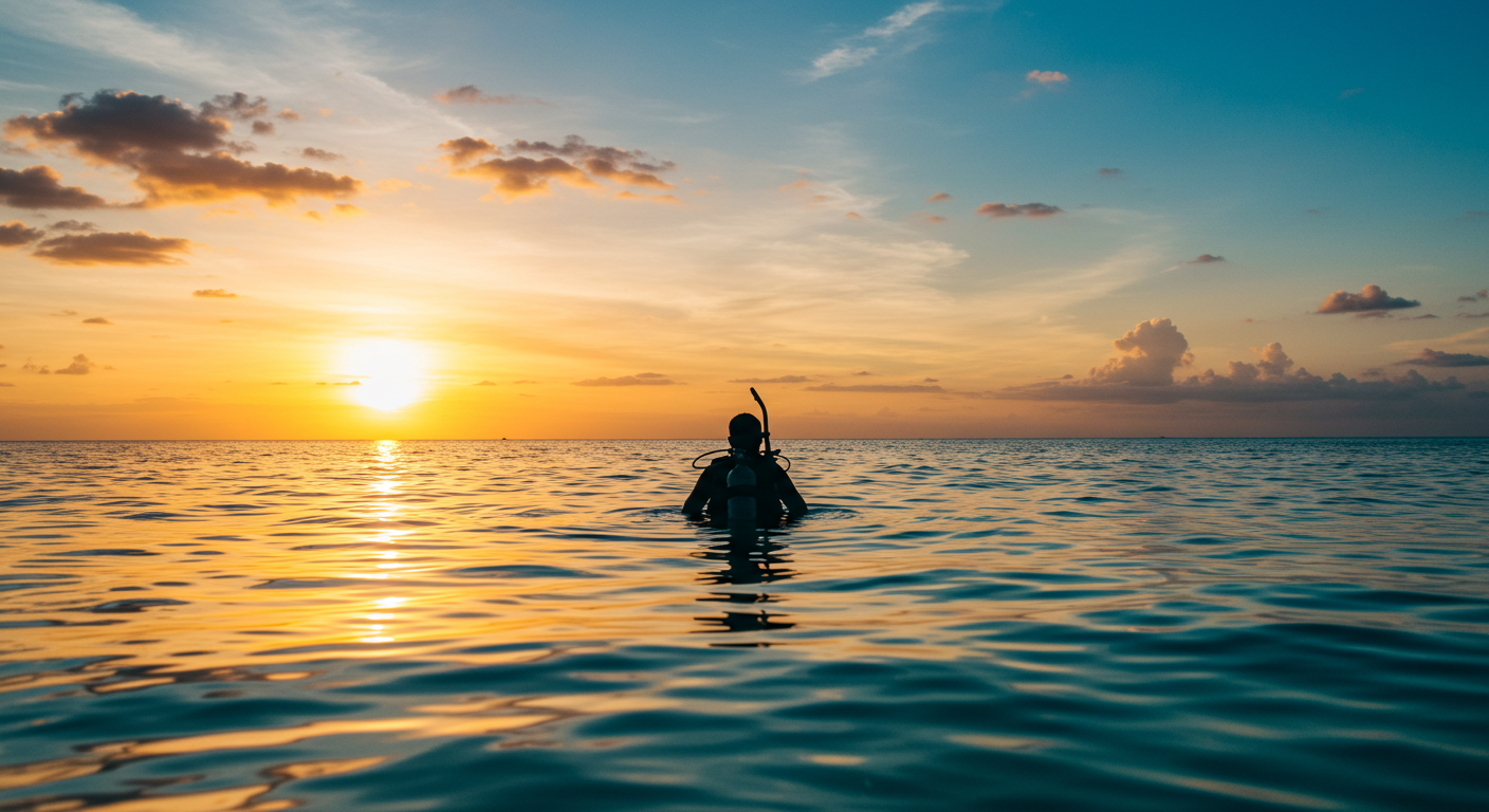 산호 복원 다이버