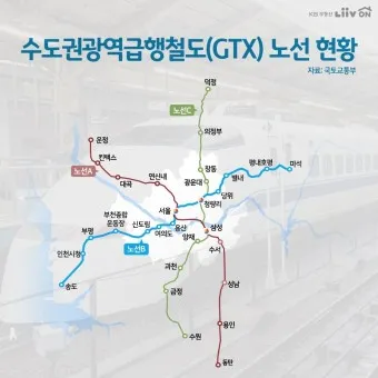 GTX B 노선 개발 수혜 지역 노선도 시장_18