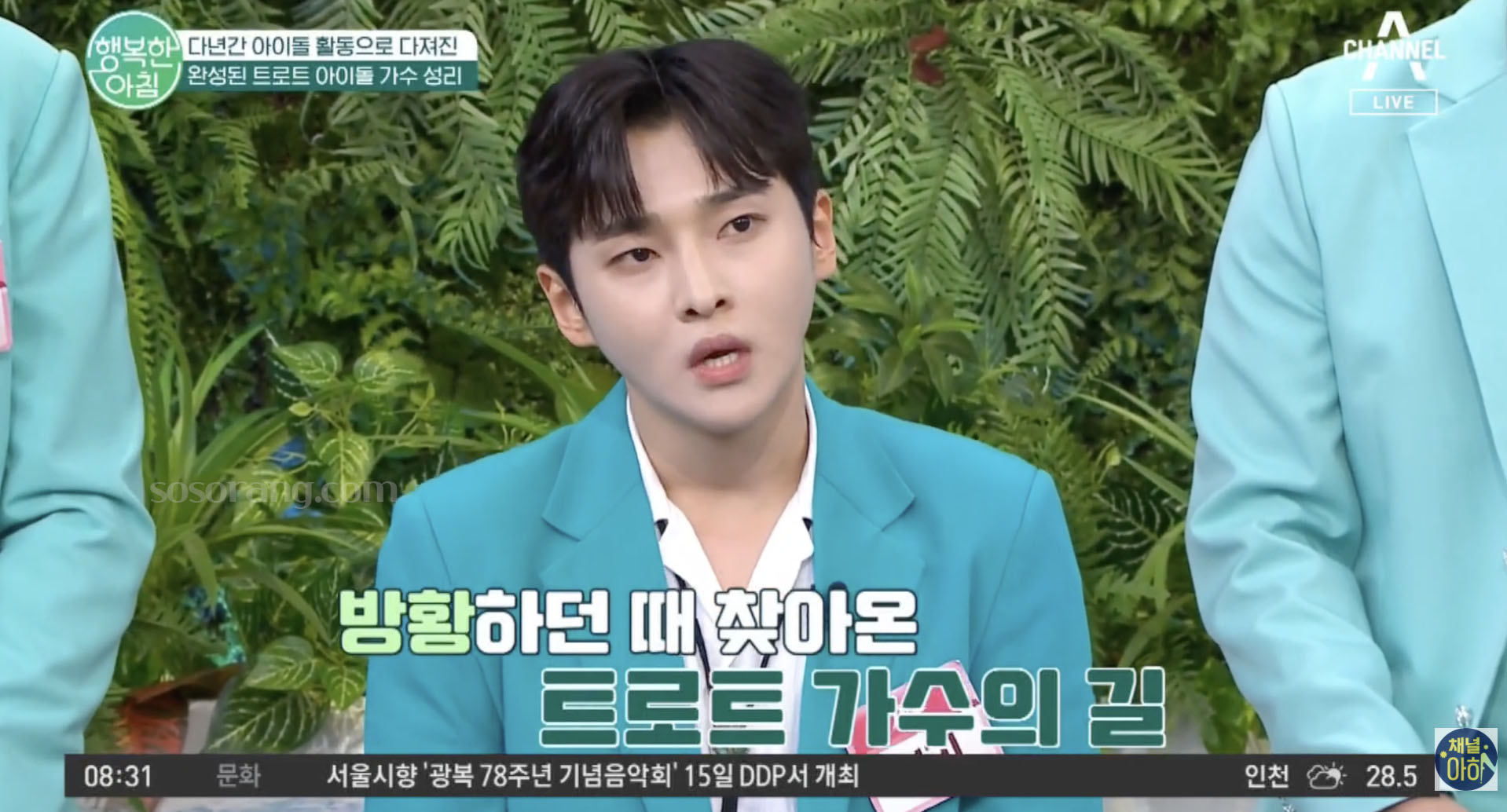 아이돌에서 트로트 가수로 전향한 가수 성리