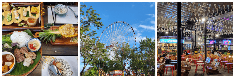 티엔킴 음식, 아시아파크, 선짜야시장 사진
