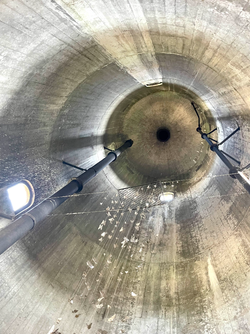 화본역 급수탑 실내