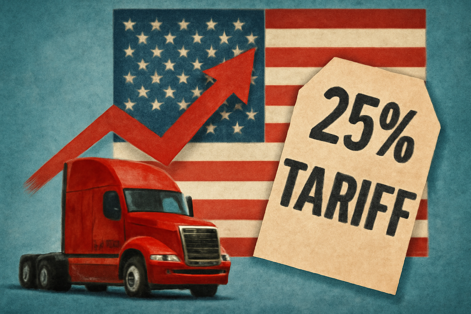 트럼프, 11월부터 중대형 트럭 25% 관세 부과 발표! 자동차와 별개로 본 미국 보호무역 강화 배경 관련 사진