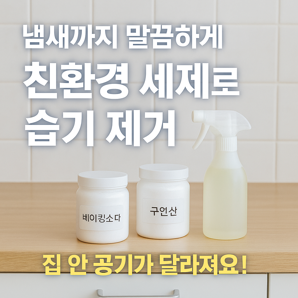 [4편] 습기와 냄새를 동시에 잡는다 – 친환경 세제의 진짜 쓰임새
