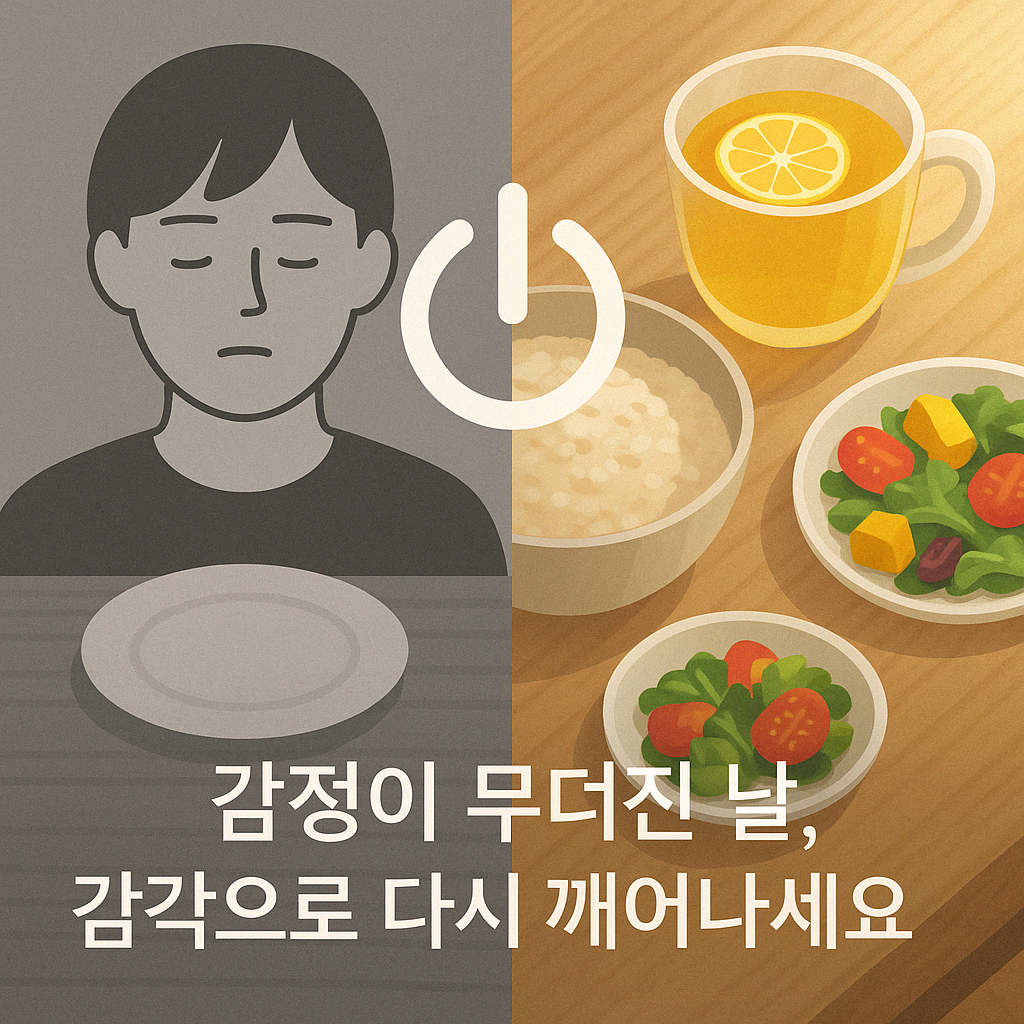 감정이 무뎌졌을 때, 감각을 깨우는 식단 사진