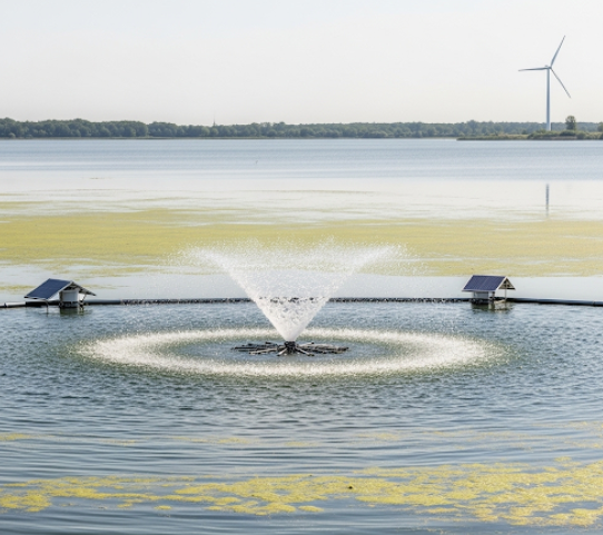 Renewable Energy-Powered Fountain