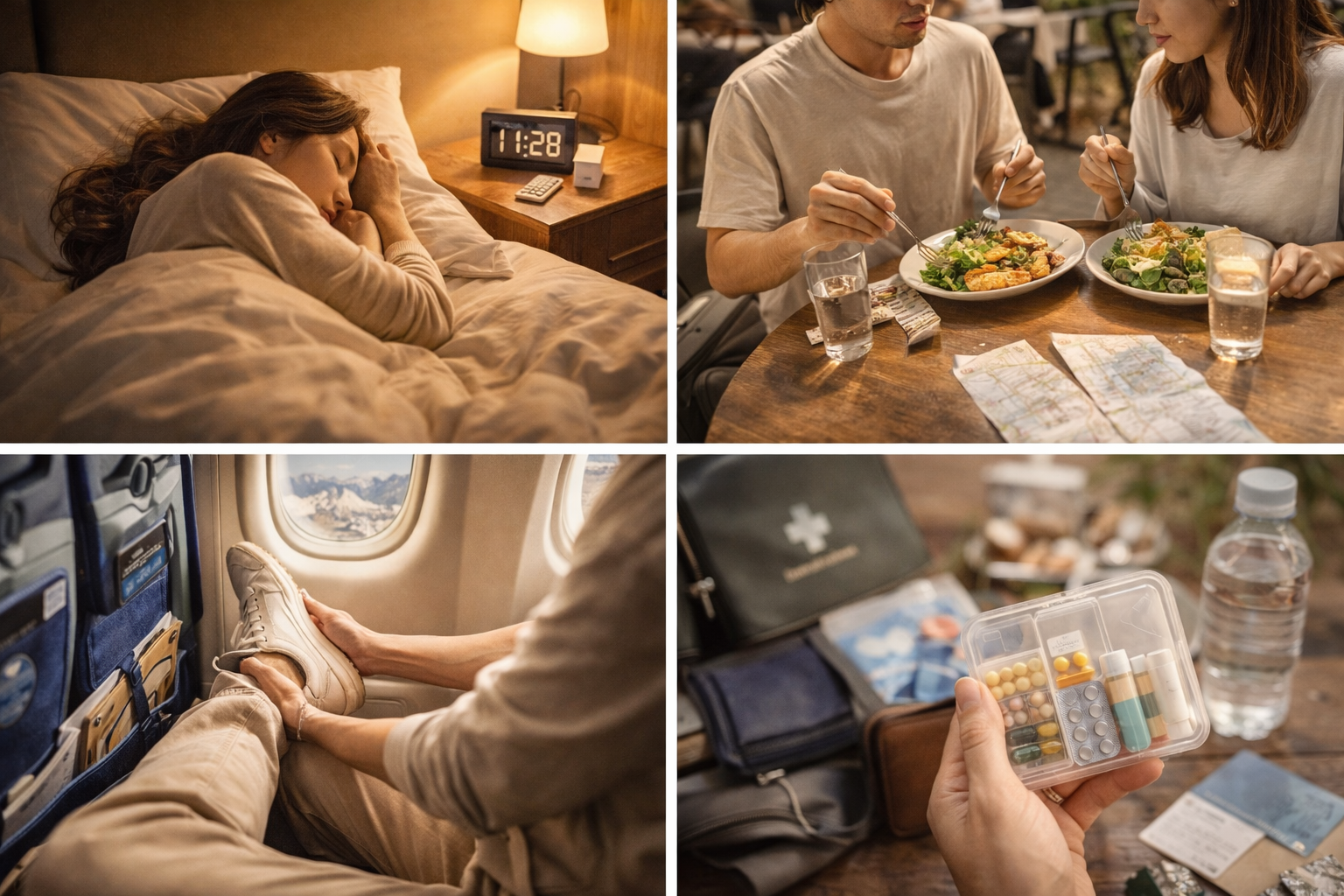 건강한 여행 습관 관련 이미지