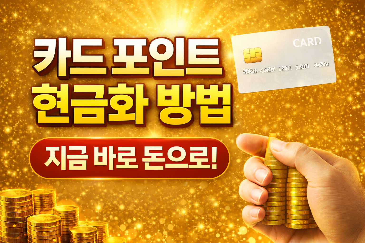 카드 포인트 현금화 방법 계좌 입금 및 사용 방법 안내 이미지 card point cash out guide