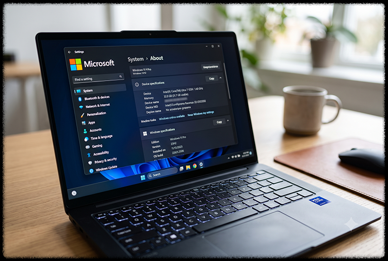 Windows 11 버전 정보를 확인하는 설정 모습