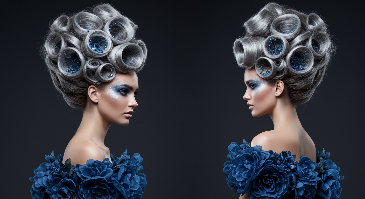 루프 컬 업스타일