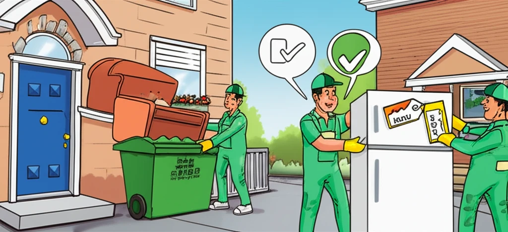 구산동 대형폐기물, 스티커 대신 '이..