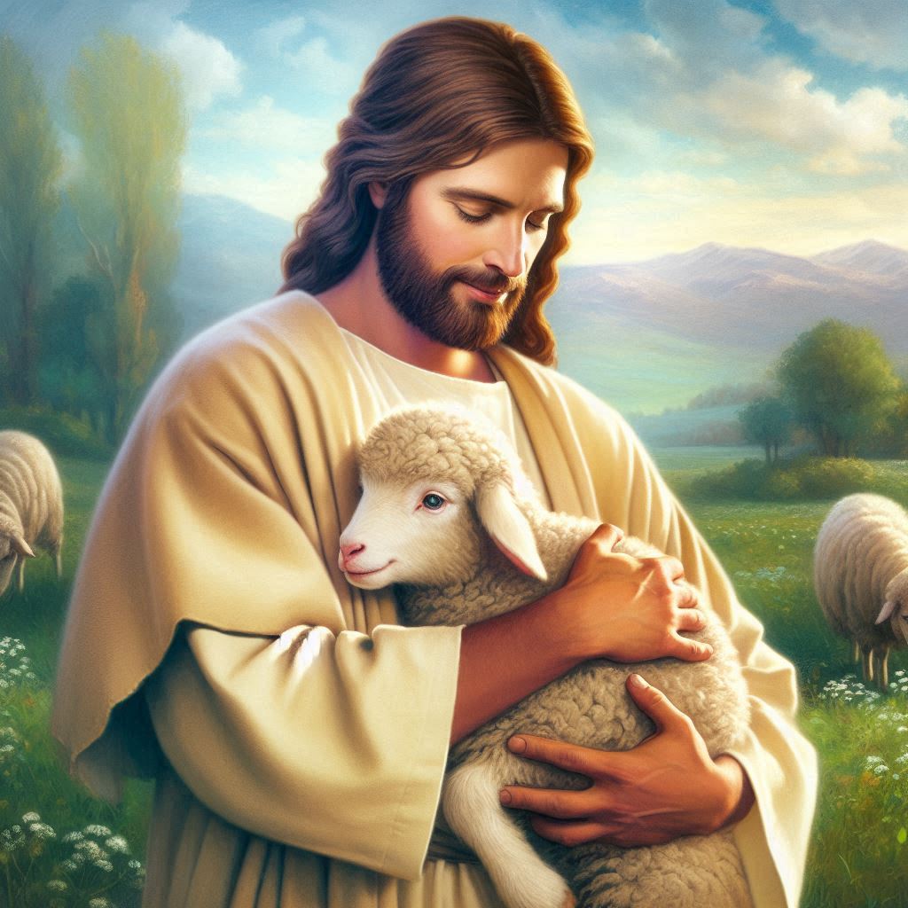 양을-돌보시는-예수님