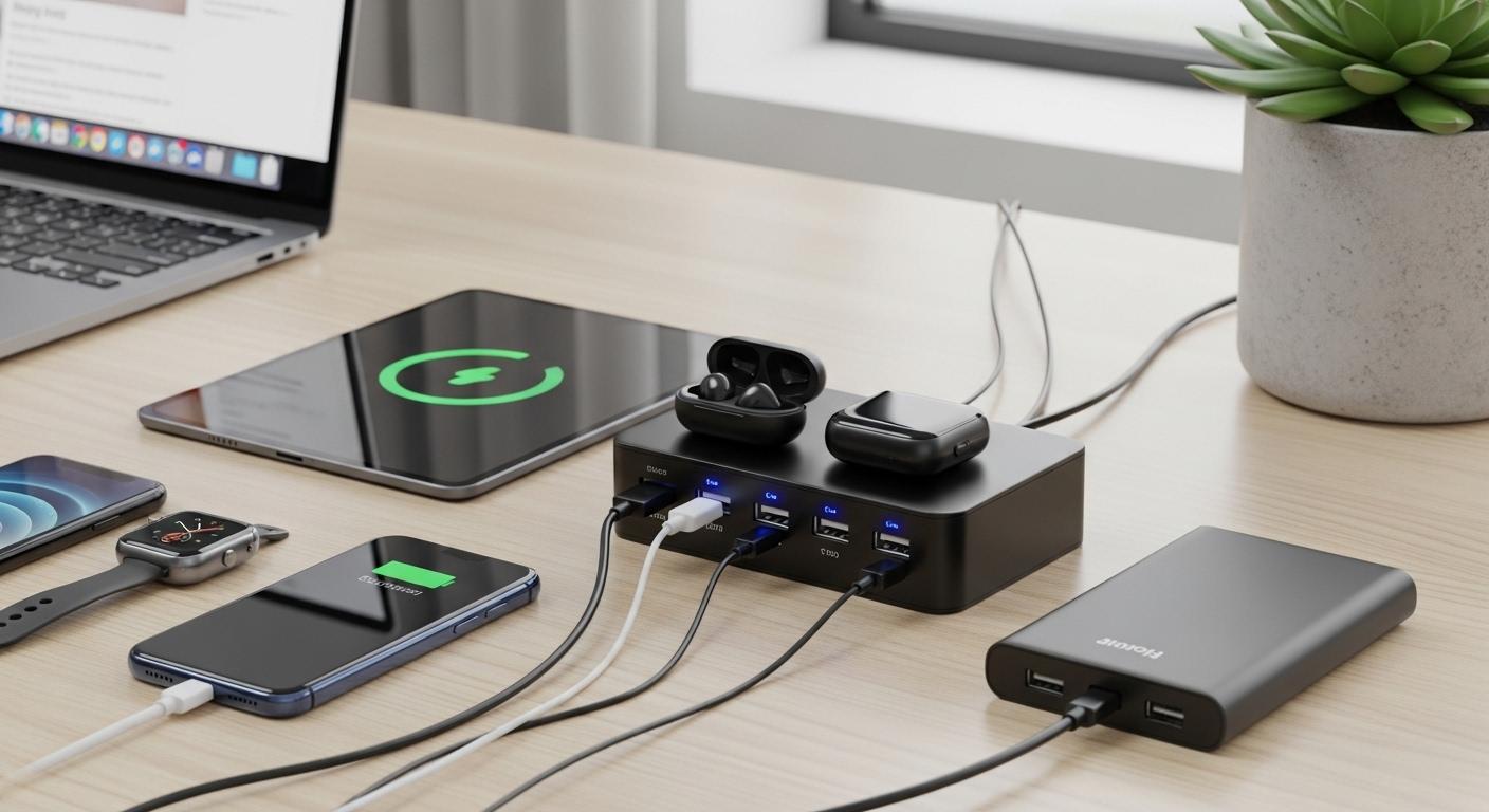 과부하 차단 멀티충전기 1달 사용 후기