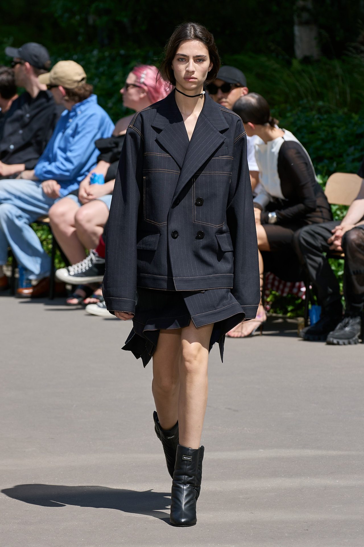 Sacai 2-in-1 dress
