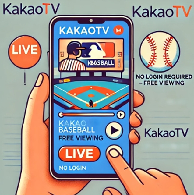 야구 중계방송 무료보기 시청 방법