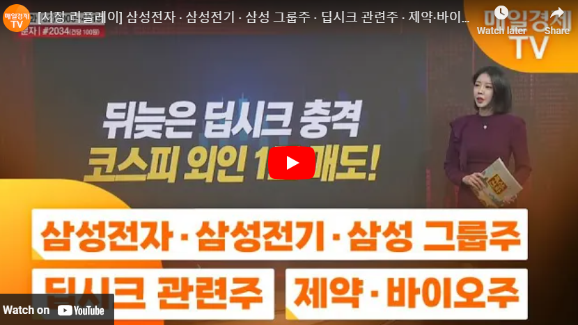 딥시크 뜻 딥씨크 관련주 수혜주 피해주 앞으로 전망 총정리