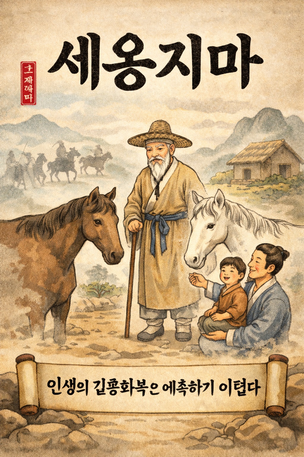 세옹지마 사자성어 이미지