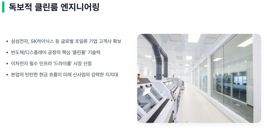 케이엔솔 반도체 클린룸 시설 주가전망