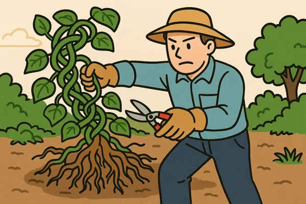 칡넝쿨 제거 방법과 뿌리 관리 비법6