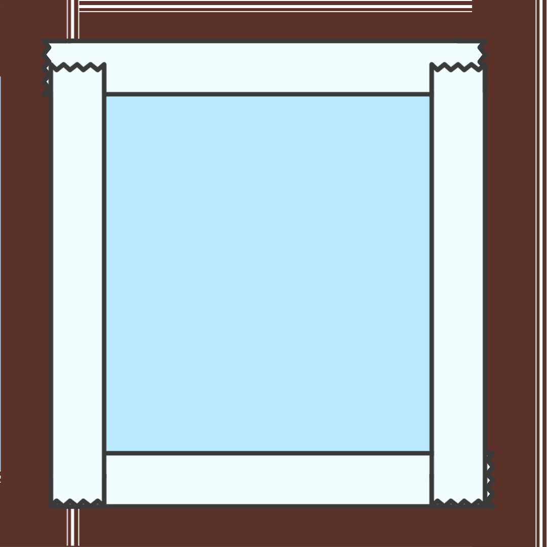 테이프로_창틀을_고정하는_방법_예시_사진