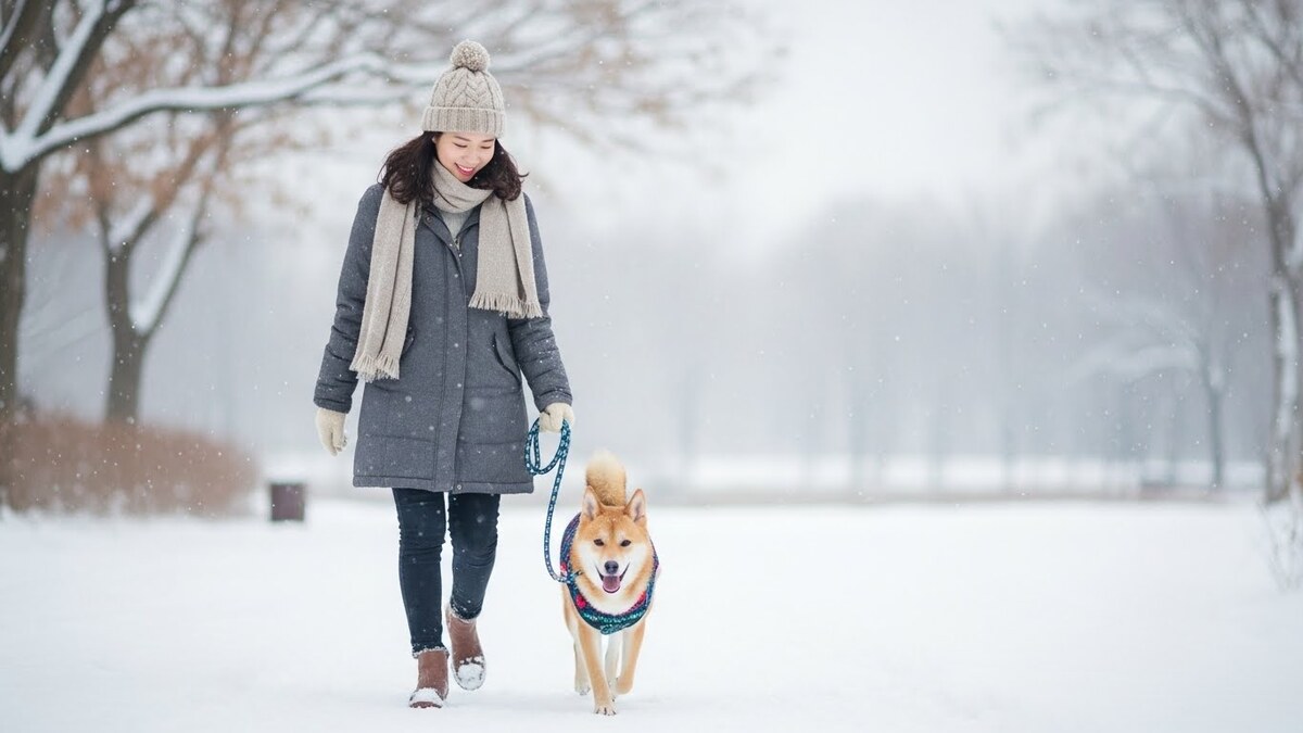 소형견 겨울 산책 시간 조절법 &ndash; 체온 부담 줄이는 일상 루틴