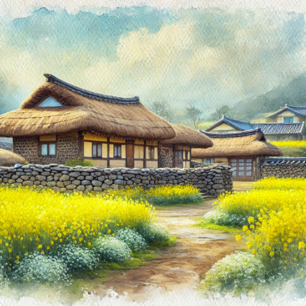 제주 유채꽃 명소 성읍민속마을 2