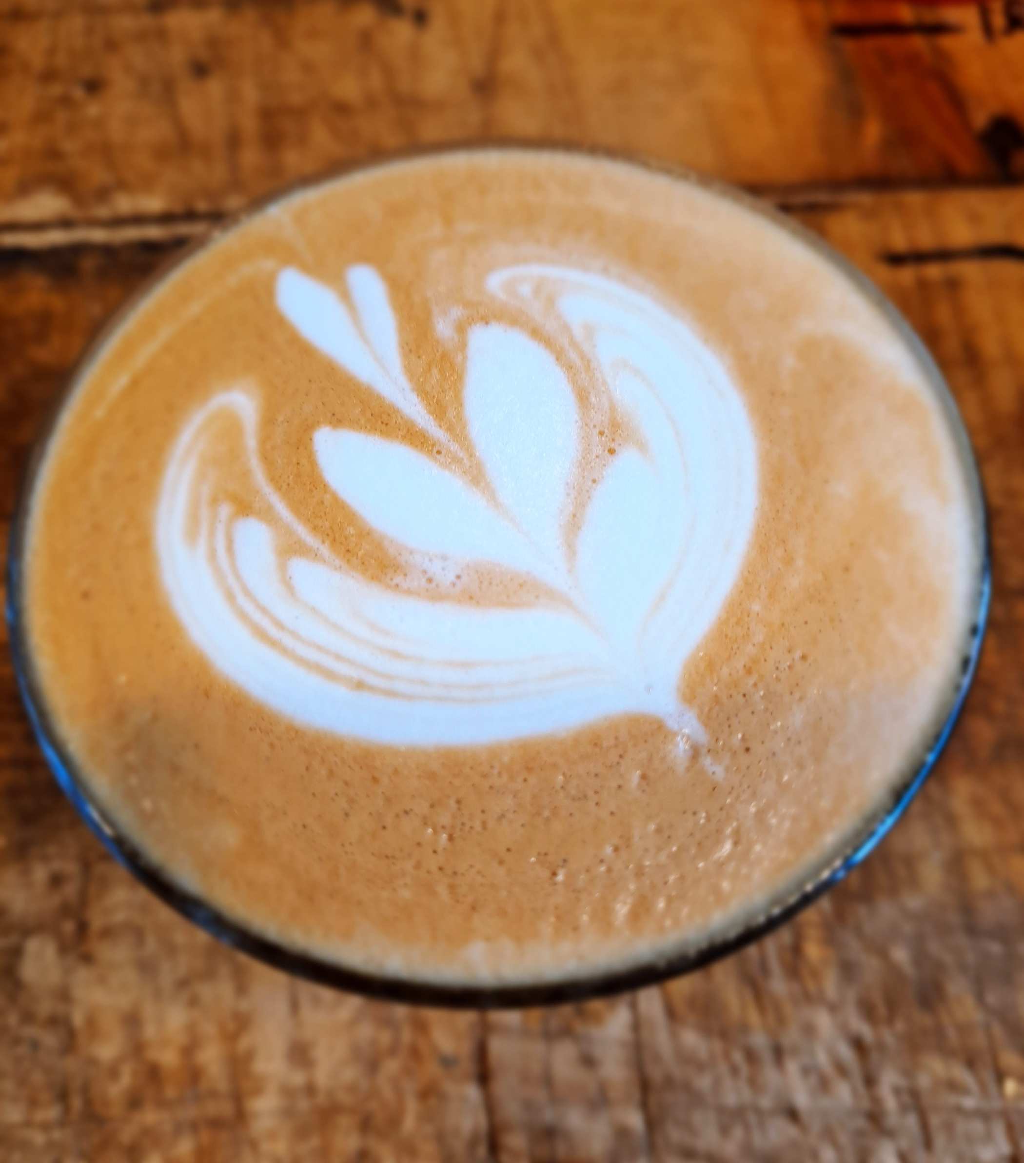 따뜻한 플랫화이트