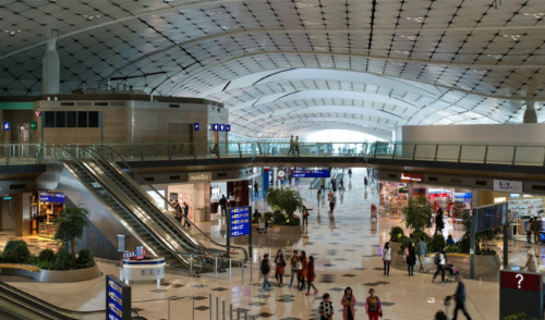 홍콩 국제공항 내부 모습