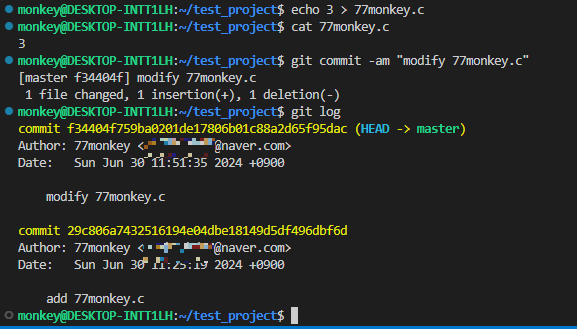git commit -am