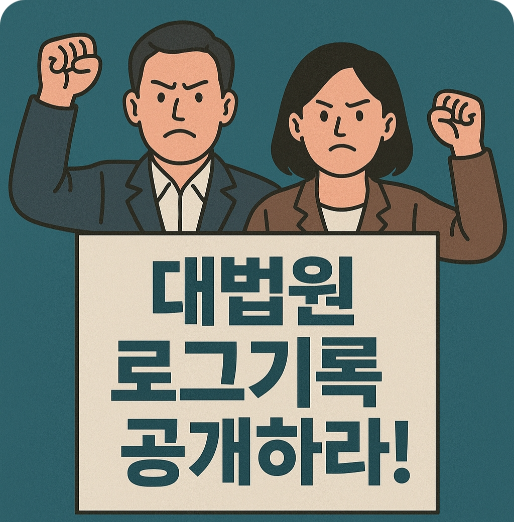 대법원 로그기록 공개해야 하는 이유! 국민알권리 신청방법