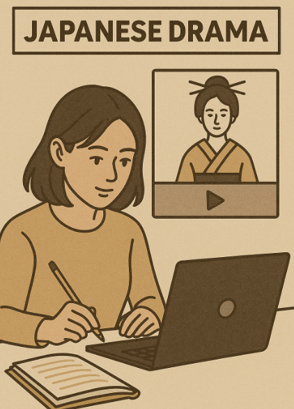 일본 드라마 일러스트