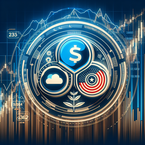 alt="2025년 미국 주식 시장 분석: 메타플랫폼스와 세일즈포스의 분기별 실적 변화와 주가 반응을 비교한 라인 차트"