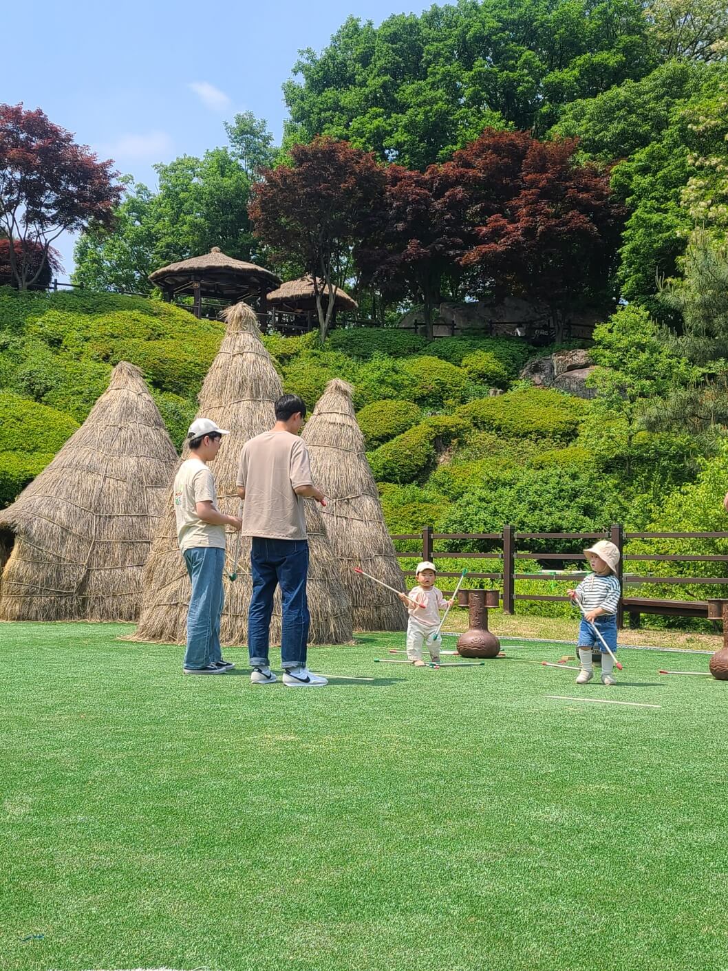 전통놀이 체험 가능한 어린이 놀이터