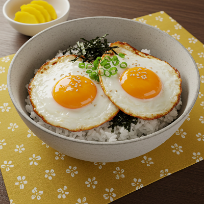 일본식 간장 버터 계란밥