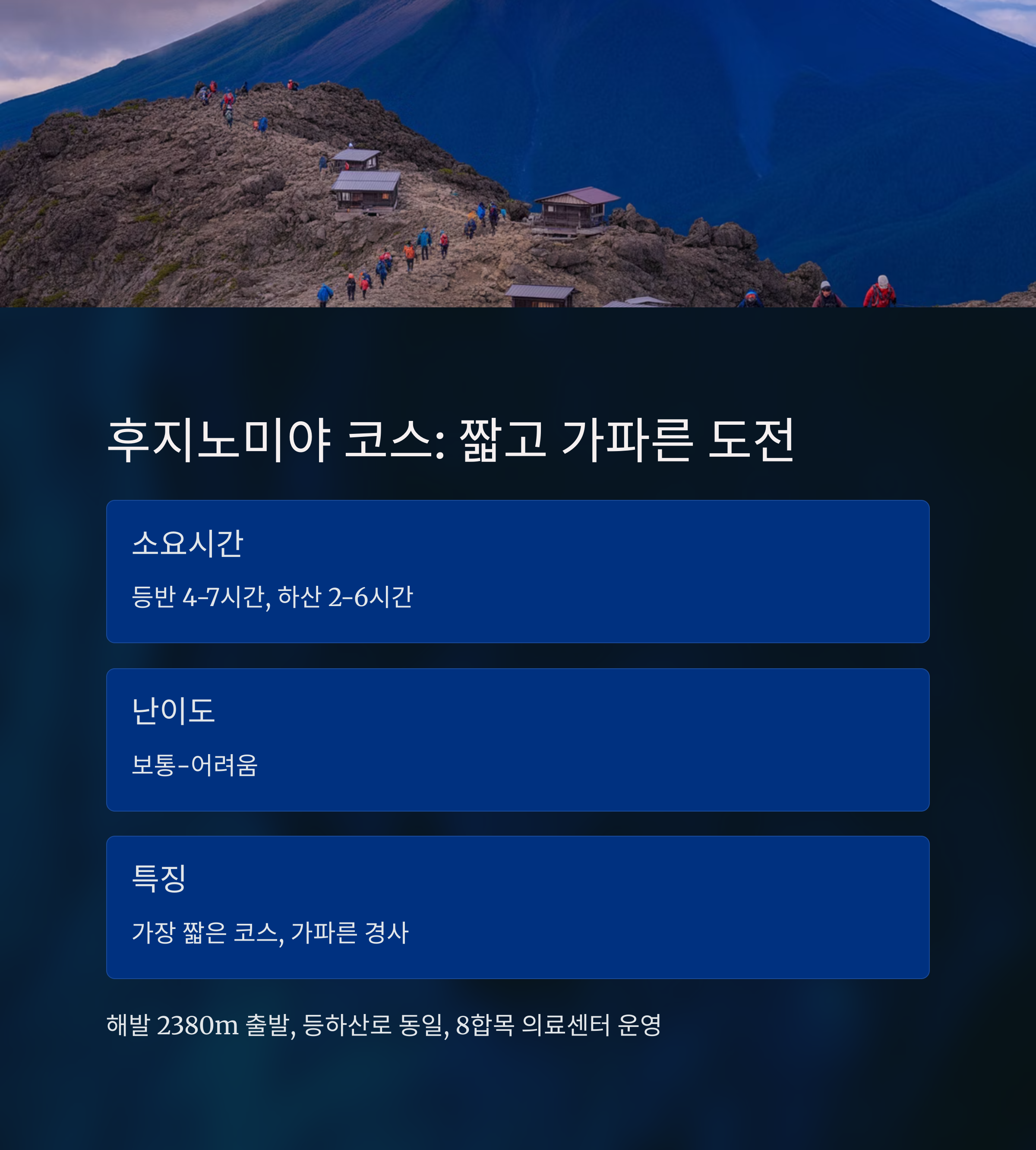후지산 등반
