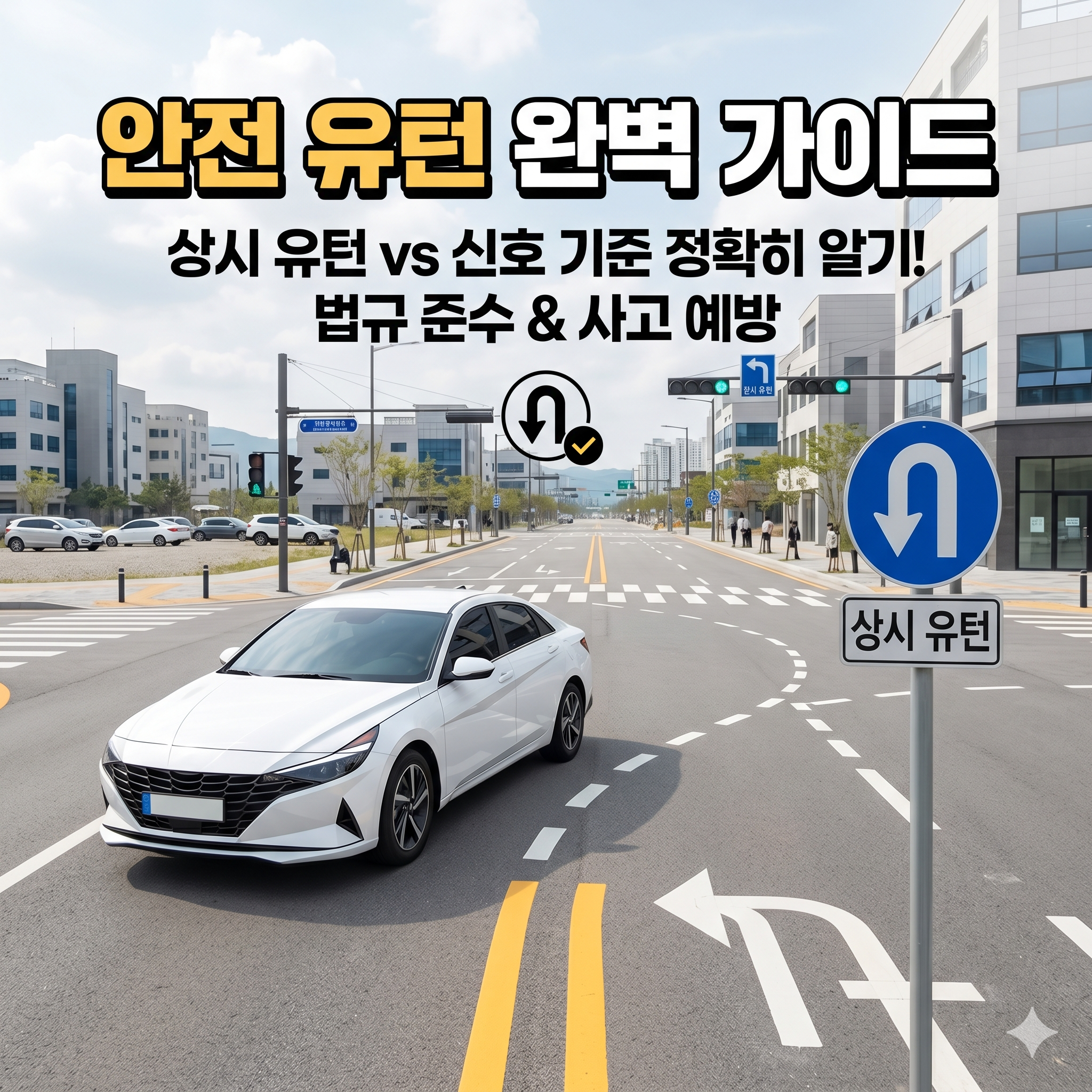 안전한 자동차 유턴을 위한 완벽 가이드: 상시 유턴부터 신호 기준까지