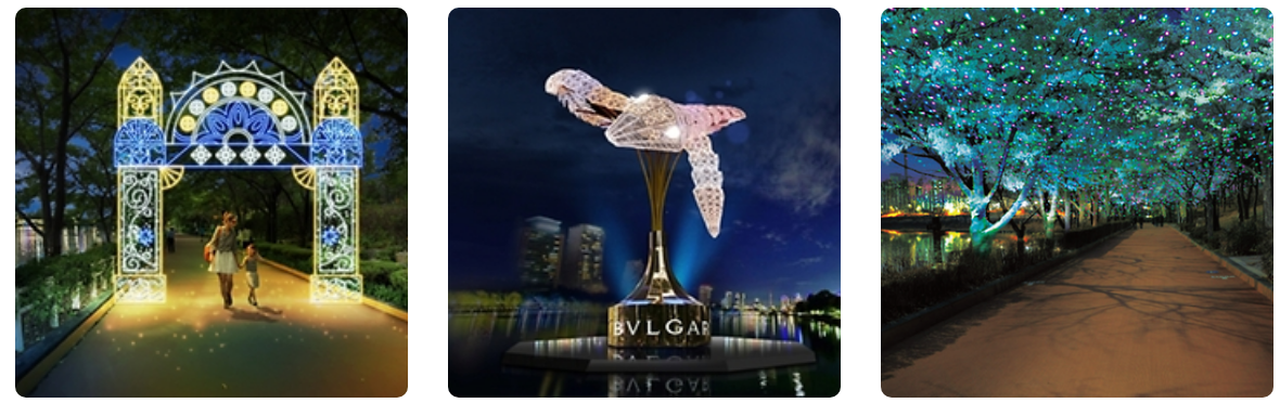 석촌호수 루미나리에