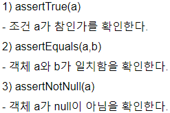 Assert 메서드