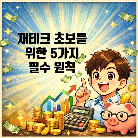 재테크 초보를 위한 5가지 필수 원칙