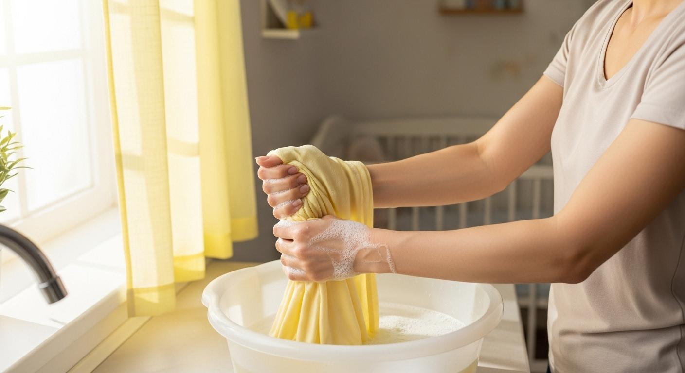 아기방 커튼 세탁