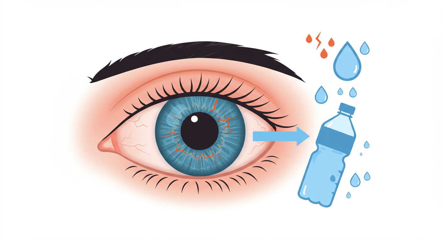 여름철 수분 손실과 유리체 변화의 연관성