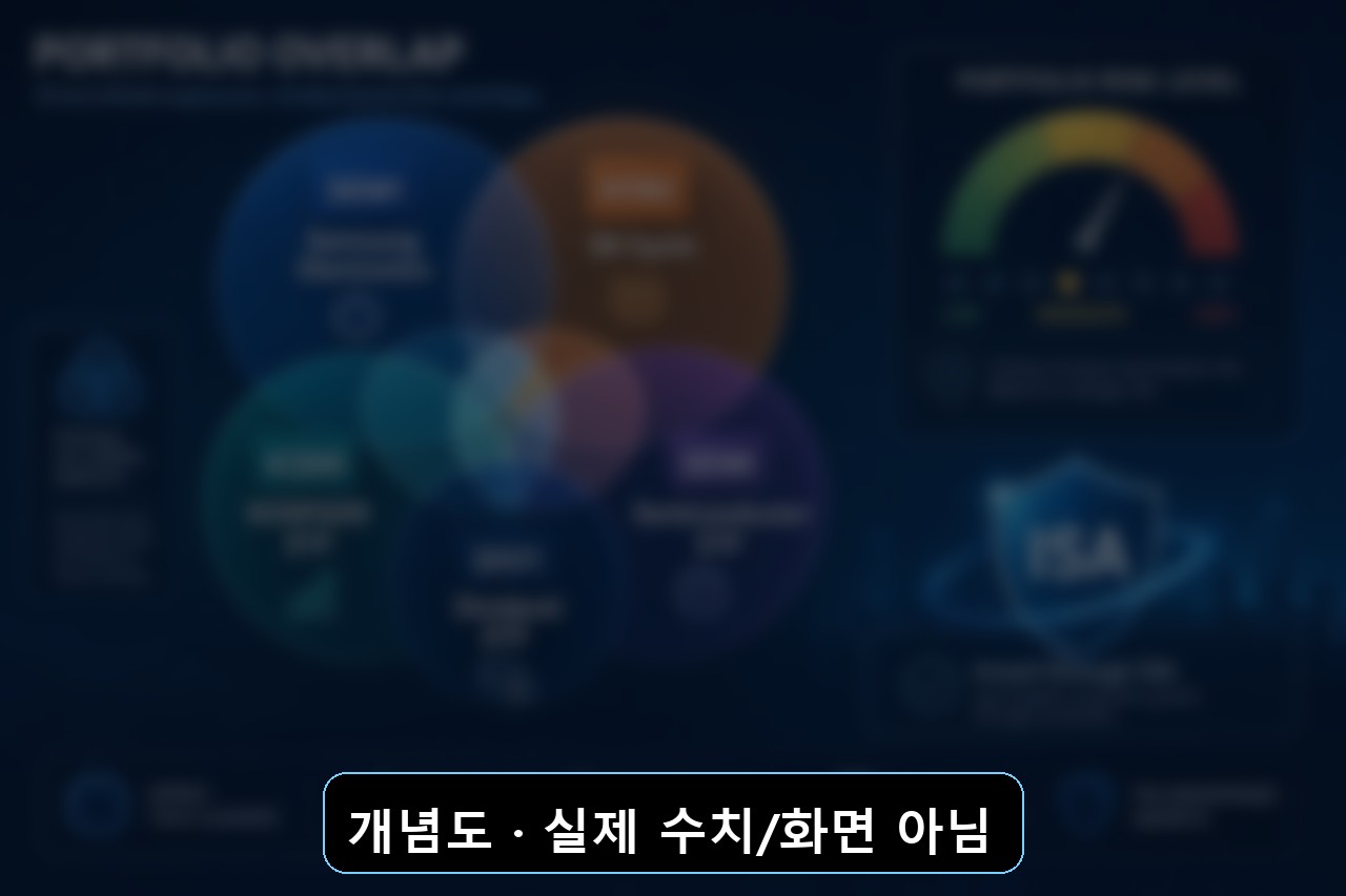 KOSPI200 반도체 ETF 삼성전자 SK하이닉스 중복비중