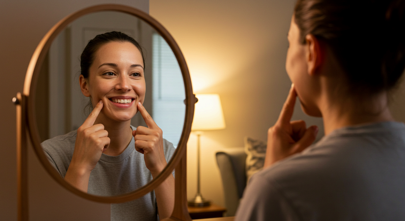 표정 근육 운동은 회복기에 큰 도움이 됩니다.