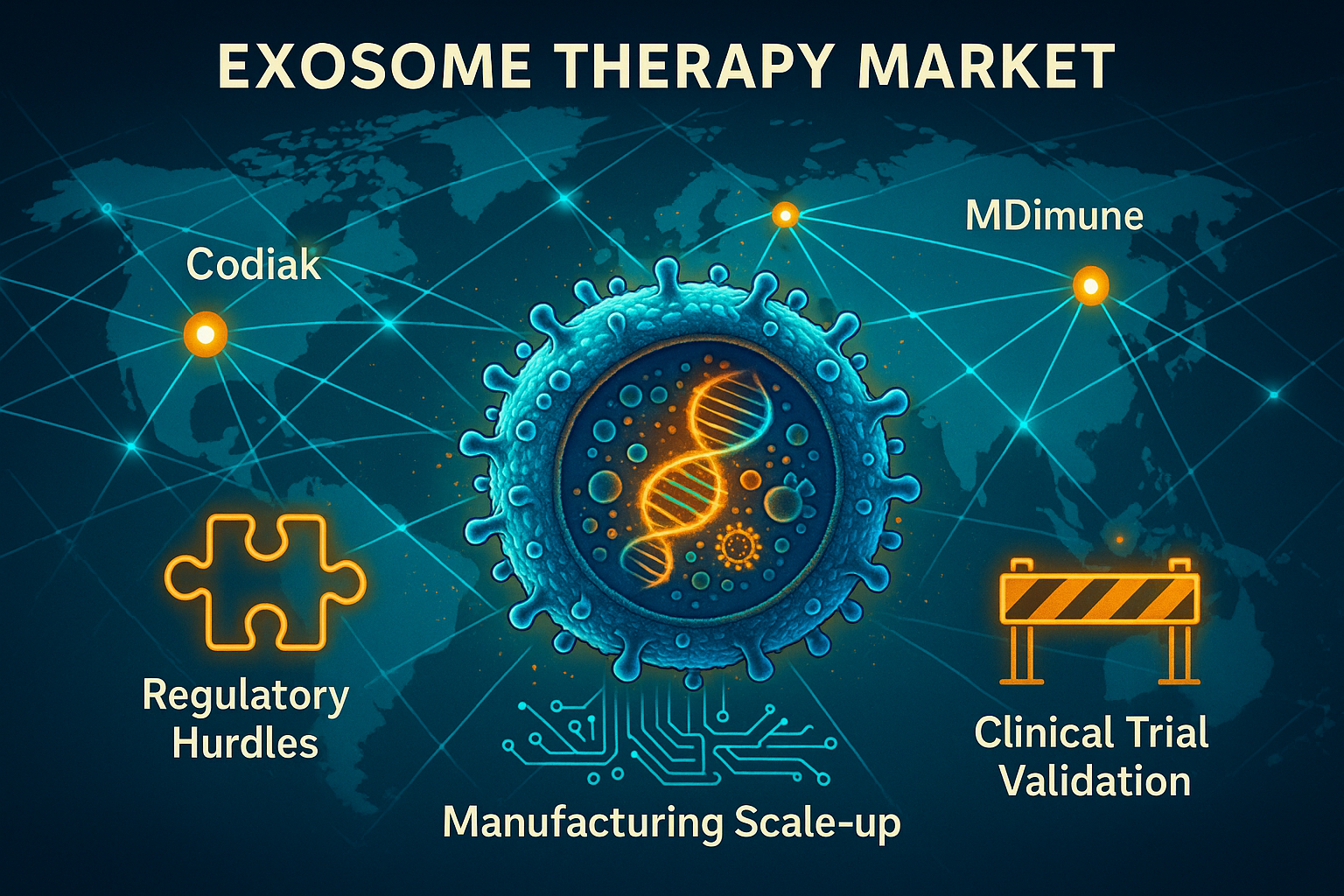 엑소좀 치료제의 상업화