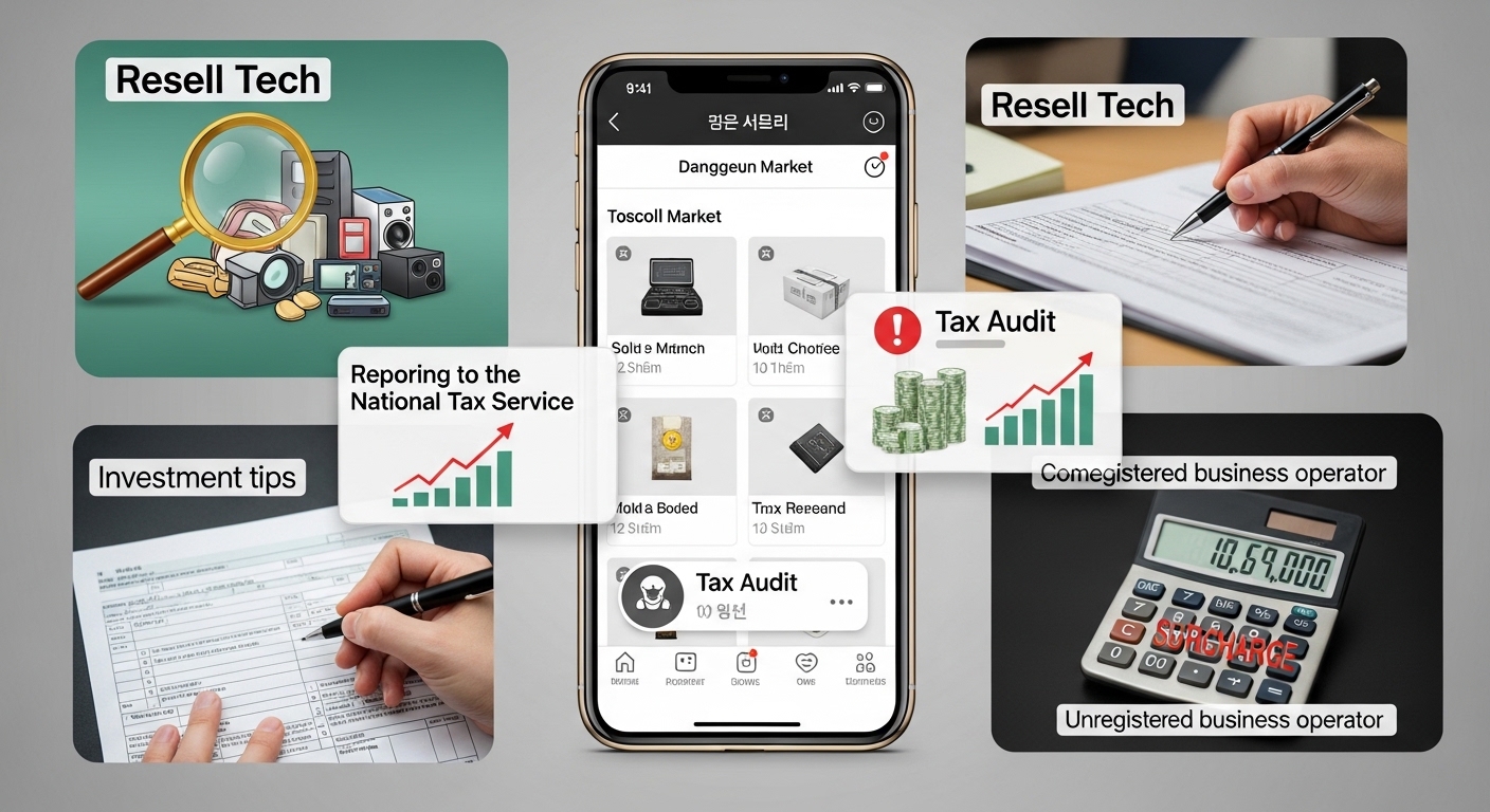 중고거래도 세무조사? 국세청 AI 리셀러 자동 추적 시스템의 실체
